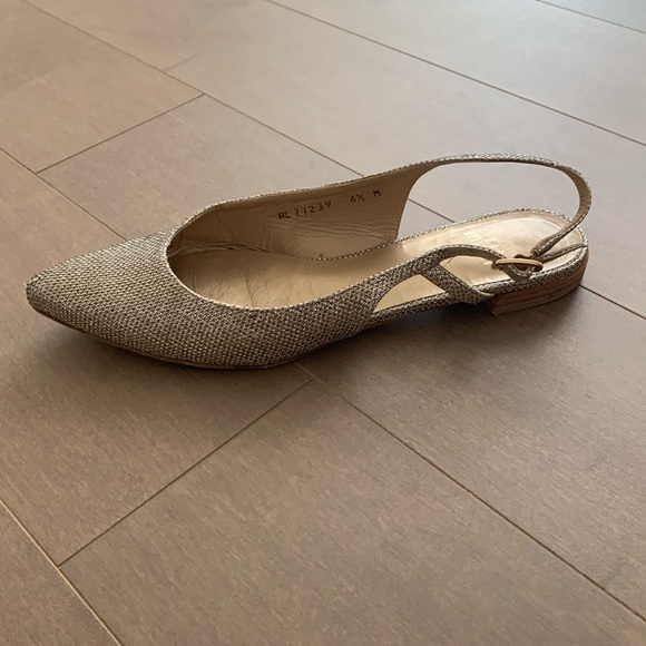 STUART WEITZMAN Glitter Slingback Flats - Picture 11 of 11